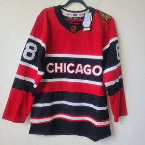 Adidas NHL Chicago Blackhawks Patrick Kane Authentic Jersey H52269 Size 46 Red